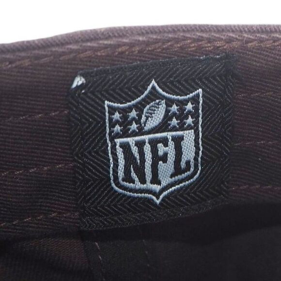 47' Brand Cleveland Browns Helmet Strapback Hat Brown / Orange OS - Picture 7 of 8